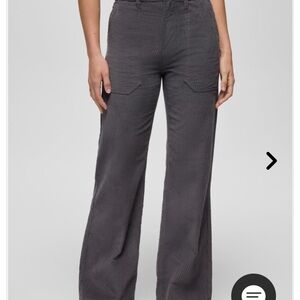 Prana Charcoal Corduroy Pants